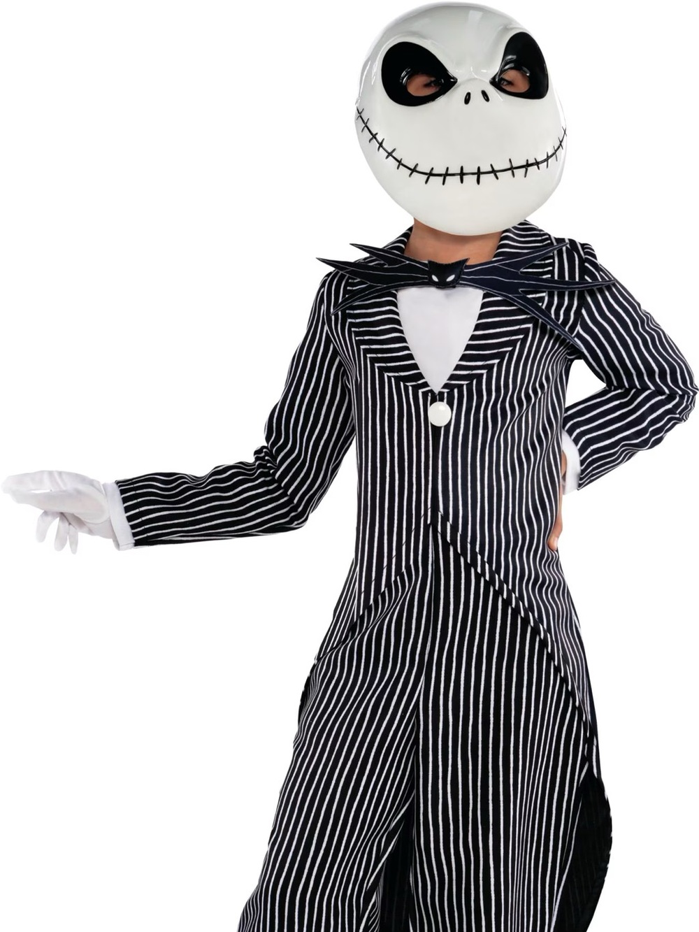 Jack Skellington Kids Pinstripe Costume - SM 4-6